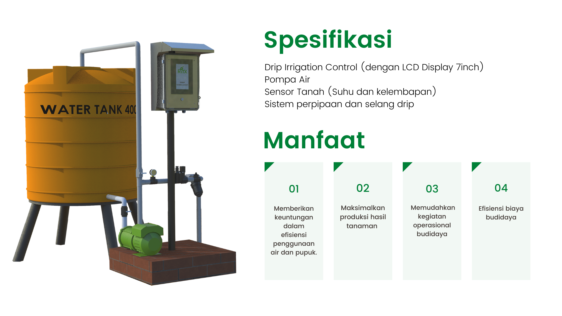 Smart Drip Irrigation System Specification