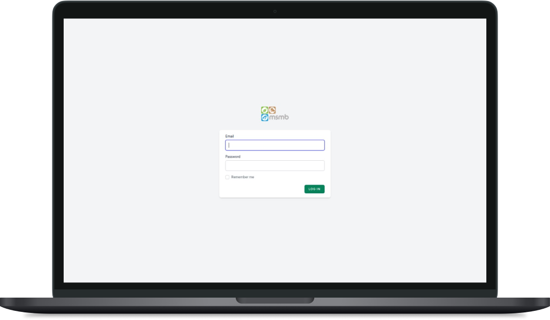Halaman login web dashboard RiTx AWS MSMB untuk akses data cuaca dan monitoring parameter lingkungan pertanian secara online