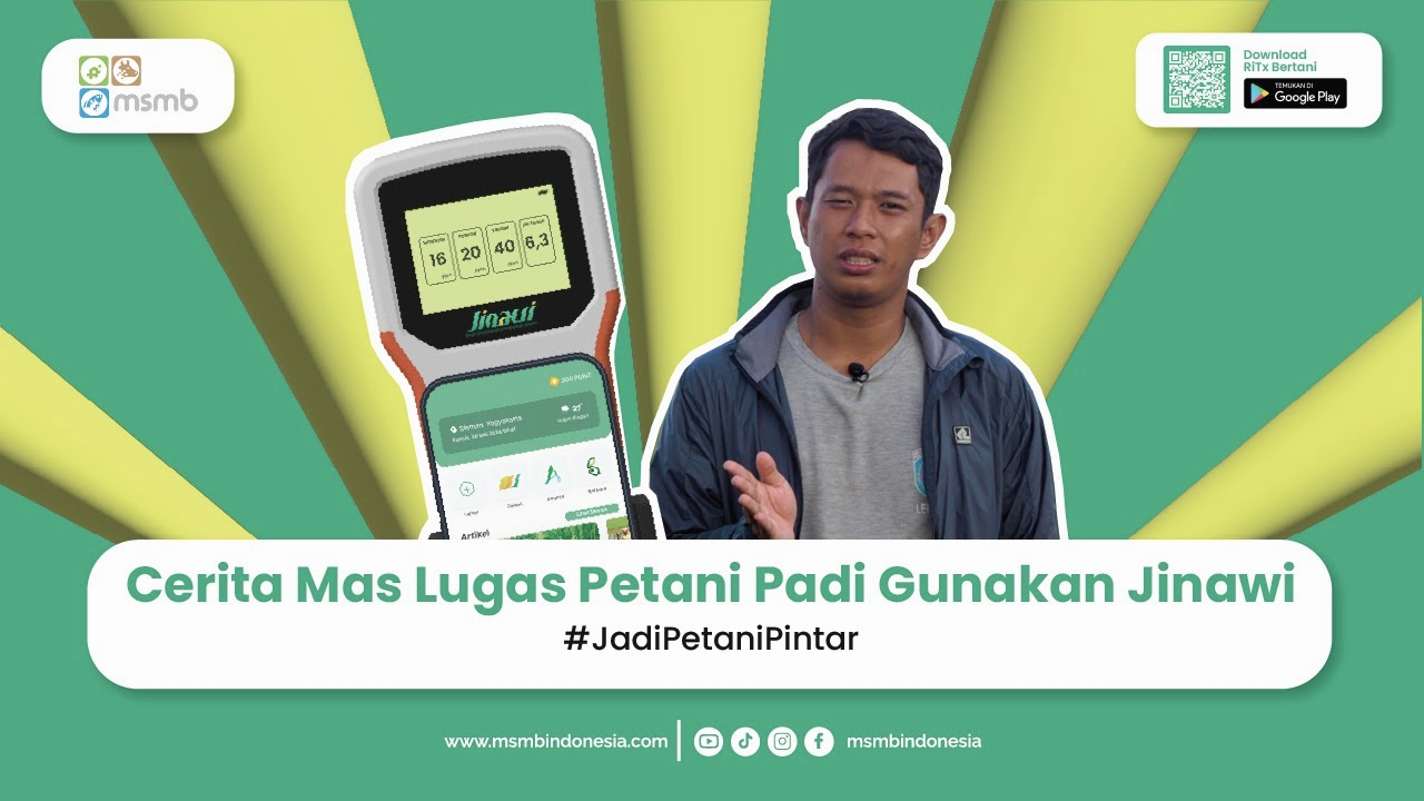Cerita mas lugas petani padi gunakan jinawi